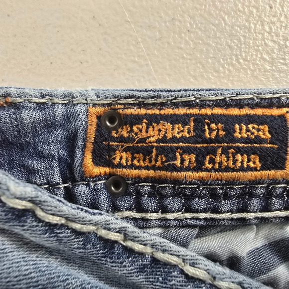 Rock Revival Jeans Women's 30 Blue Vivian Boot Distressed & Fade - Picture 5 of 16